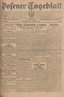 Posener Tageblatt. Jg.67, Nr. 253 (3 November 1928) + dod.
