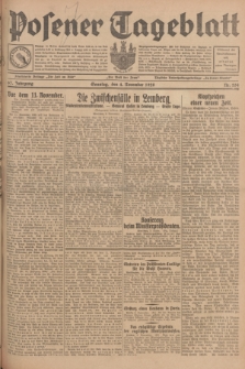 Posener Tageblatt. Jg.67, Nr. 254 (4 November 1928) + dod.