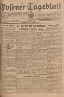 Posener Tageblatt. Jg.67, Nr. 256 (7 November 1928) + dod.