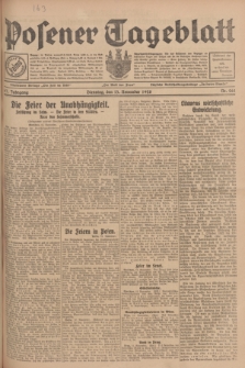 Posener Tageblatt. Jg.67, Nr. 261 (13 November 1928) + dod.