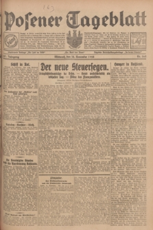 Posener Tageblatt. Jg.67, Nr. 262 (14 November 1928) + dod.