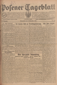 Posener Tageblatt. Jg.67, Nr. 265 (17 November 1928) + dod.