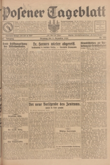 Posener Tageblatt. Jg.67, Nr. 284 (11 Dezember 1928) + dod.