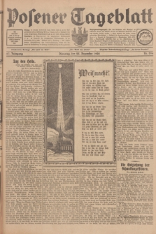 Posener Tageblatt. Jg.67, Nr. 296 (25 Dezember 1928) + dod.