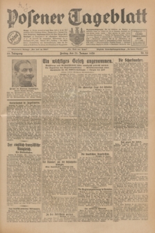 Posener Tageblatt. Jg.69, Nr. 25 (31 Januar 1930) + dod.