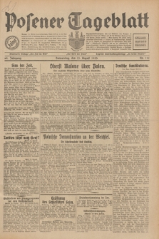Posener Tageblatt. Jg.69, Nr. 191 (21 August 1930) + dod.