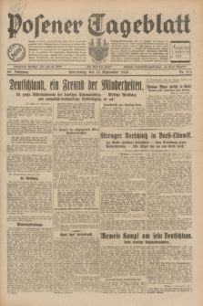 Posener Tageblatt. Jg.69, Nr. 215 (18 September 1930) + dod.