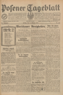 Posener Tageblatt. Jg.69, Nr. 252 (31 Oktober 1930) + dod.