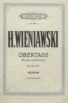 Mazurka : (Obertass) : op. 19, no 1