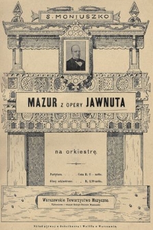 Mazur z opery Jawnuta : na orkiestrę
