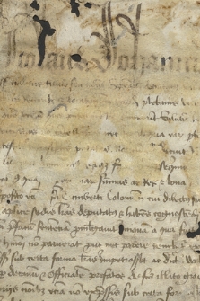 Instrument notarialny zawierający prośbę notariusza skierowaną do oficjała Metzu o przekazanie kopii pism w sprawie spornej między dwoma duchownymi z diecezji trewirskiej