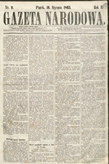 Gazeta Narodowa. 1863, nr 9