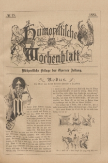 Humoristisches Wochenblatt : wöchentliche Beilage der Thorner Zeitung. 1885