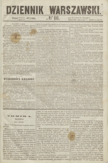 Dziennik Warszawski. 1855, № 10 (12 stycznia)