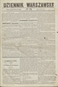 Dziennik Warszawski. 1855, № 14 (16 stycznia)