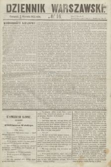 Dziennik Warszawski. 1855, № 16 (18 stycznia)