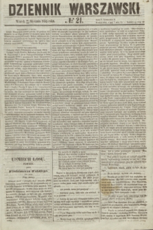 Dziennik Warszawski. 1855, № 21 (23 stycznia)