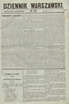 Dziennik Warszawski. 1855, № 27 (29 stycznia)