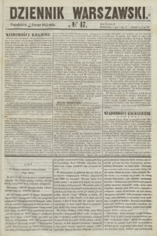 Dziennik Warszawski. 1855, № 47 (19 lutego)