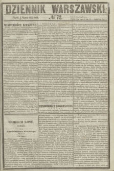 Dziennik Warszawski. 1855, № 72 (16 marca)