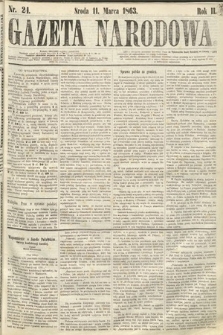 Gazeta Narodowa. 1863, nr 24