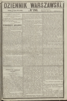 Dziennik Warszawski. 1855, № 189 (21 lipca)