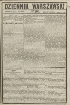 Dziennik Warszawski. 1855, № 205 (6 sierpnia)