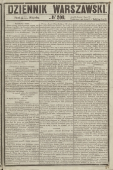 Dziennik Warszawski. 1855, № 209 (10 sierpnia)