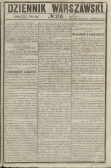 Dziennik Warszawski. 1855, № 210 (11 sierpnia)