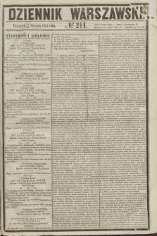 Dziennik Warszawski. 1855, № 214 (16 sierpnia)