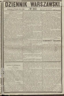 Dziennik Warszawski. 1855, № 217 (19 sierpnia)