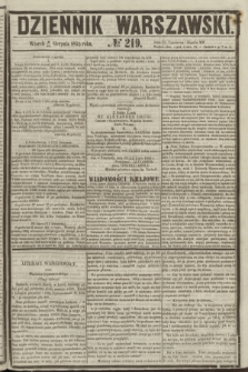 Dziennik Warszawski. 1855, № 219 (21 sierpnia)