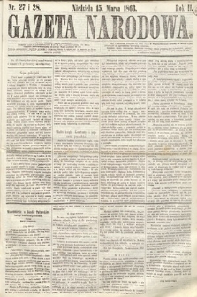 Gazeta Narodowa. 1863, nr 28