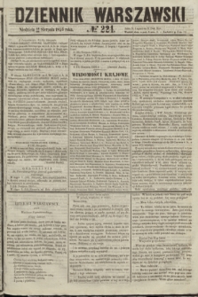 Dziennik Warszawski. 1855, № 224 (26 sierpnia)