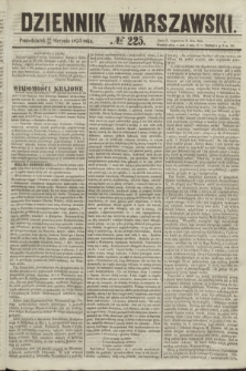 Dziennik Warszawski. 1855, № 225 (27 sierpnia)