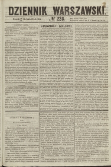 Dziennik Warszawski. 1855, № 226 (28 sierpnia)