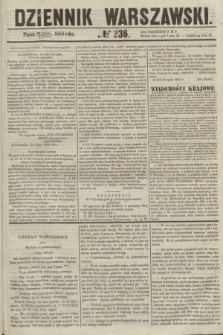 Dziennik Warszawski. 1855, № 236 (7 września)