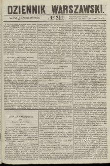 Dziennik Warszawski. 1855, № 241 (13 września)