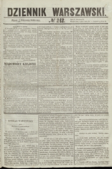 Dziennik Warszawski. 1855, № 242 (14 września)