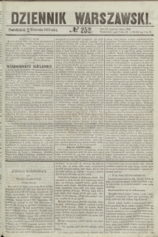 Dziennik Warszawski. 1855, № 252 (24 września)