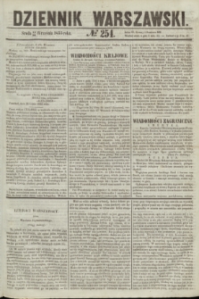 Dziennik Warszawski. 1855, № 254 (26 września)