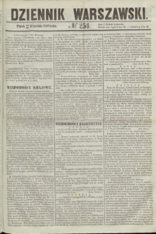 Dziennik Warszawski. 1855, № 256 (28 września)