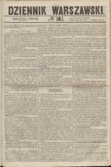 Dziennik Warszawski. 1855, № 261 (3 października)