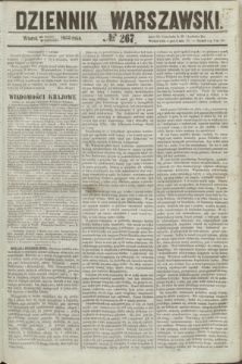 Dziennik Warszawski. 1855, № 267 (9 października)