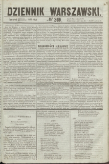 Dziennik Warszawski. 1855, № 269 (11 października)