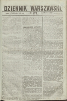 Dziennik Warszawski. 1855, № 271 (13 października)