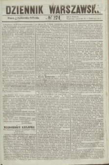 Dziennik Warszawski. 1855, № 274 (16 października)