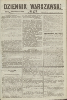 Dziennik Warszawski. 1855, № 277 (19 października)