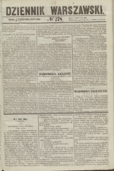 Dziennik Warszawski. 1855, № 278 (20 października)