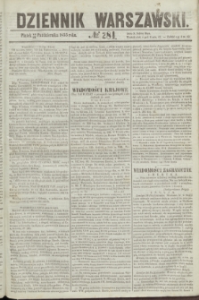 Dziennik Warszawski. 1855, № 284 (26 października)